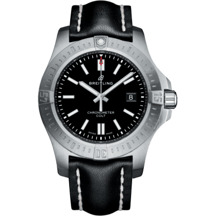Chronomat Colt 44 Automatic Black / Calf / Pin