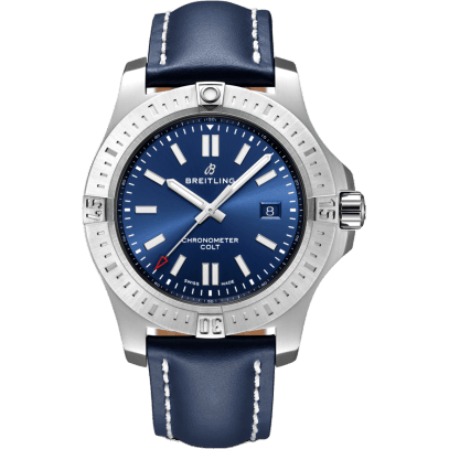 Chronomat Colt 44 Automatic Blue / Calf / Pin