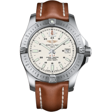 Colt 44 Automatic Stratus Silver / Calf