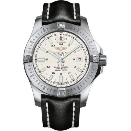 Colt 44 Automatic Stratus Silver / Calf