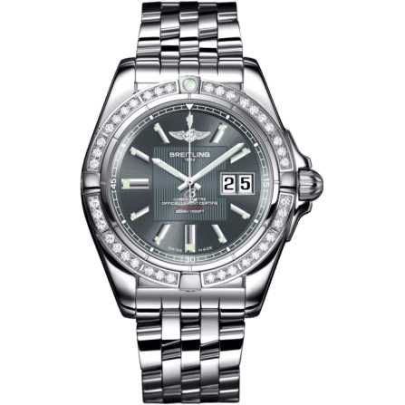 Galactic 41 Stainless Steel / Diamond / Tomcat Gray / Bracelet