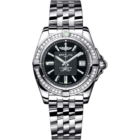 Galactic 32 Stainless Steel / Diamond / Trophy Black / Bracelet