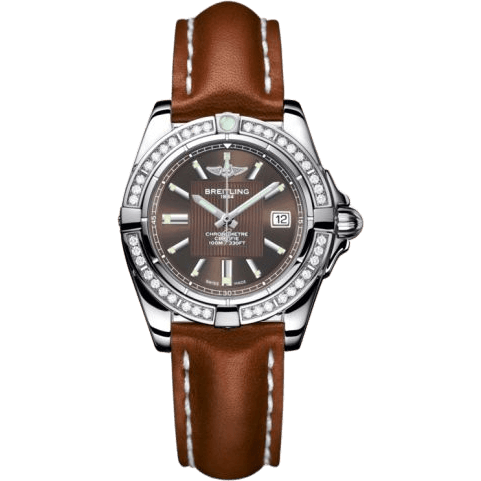 Galactic 32 Stainless Steel / Diamond / Solar Bronze / Calf