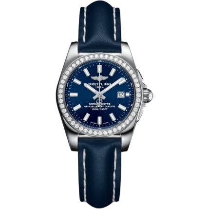 Galactic 29 Stainless Steel / Diamond / Horizon Blue / Calf