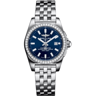 Galactic 29 Stainless Steel / Diamond / Horizon Blue / Bracelet