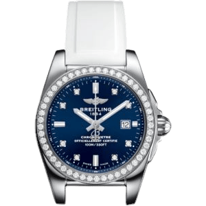 Galactic 29 Stainless Steel / Diamond / Horizon Blue Diamond / Rubber