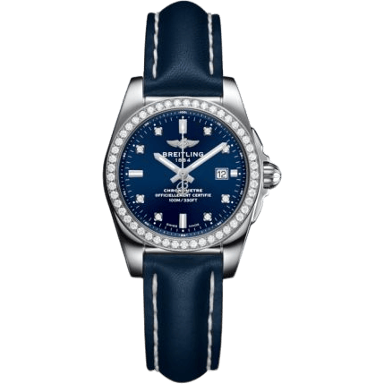 Galactic 29 Stainless Steel / Diamond / Horizon Blue Diamond / Calf