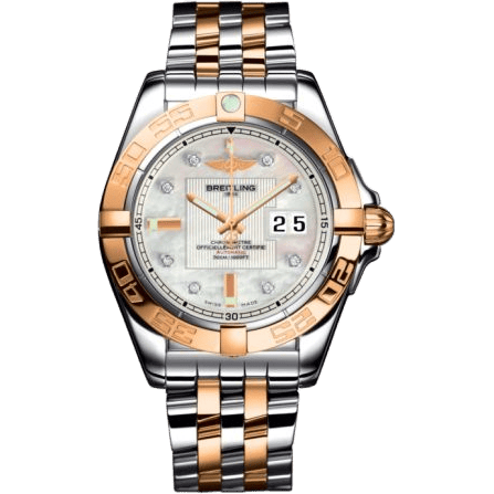 Galactic 41 Stainless Steel / Rose Gold / Pearl Diamond / Bracelet