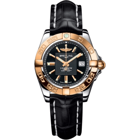 Galactic 32 Stainless Steel / Rose Gold / Trophy Black / Croco
