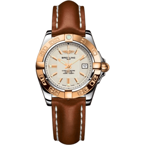 Galactic 32 Stainless Steel / Rose Gold / Sierra Silver / Calf