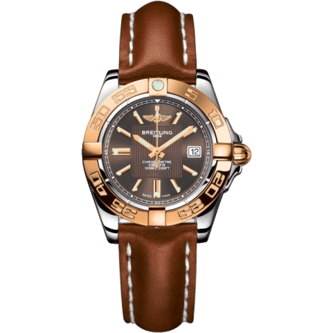 Galactic 32 Stainless Steel / Rose Gold / Solar Bronze / Calf