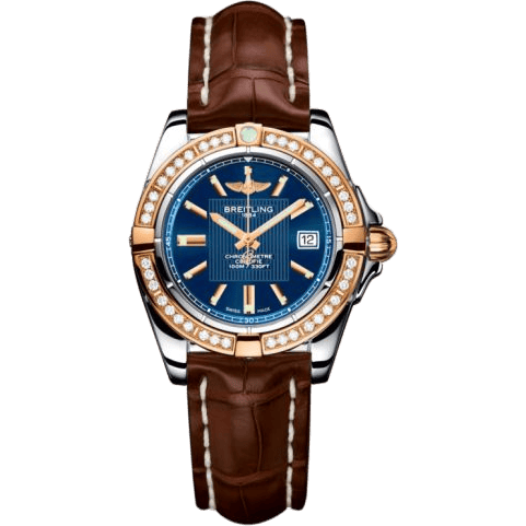 Galactic 32 Stainless Steel / Rose Gold / Diamond / Metallica Blue / Croco