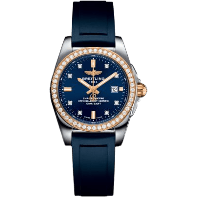 Galactic 29 Stainless Steel / Rose Gold / Diamond / Horizon Blue Diamond / Rubber