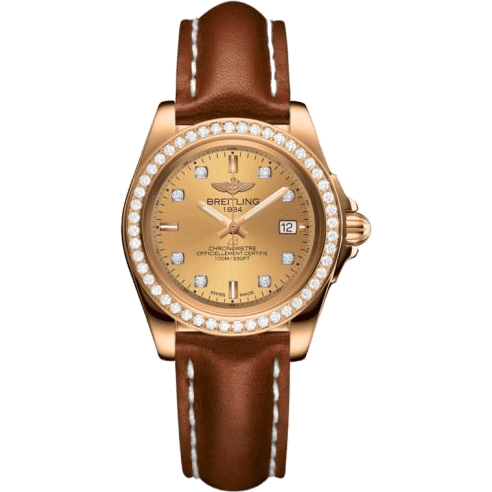 Galactic 32 Sleek Edition Rose Gold / Diamond / Golden Sun Diamond / Calf