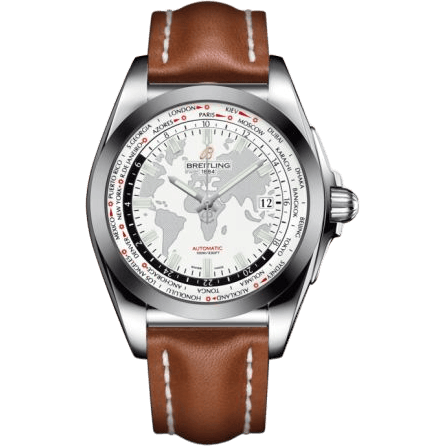 Galactic Unitime Stainless Steel / SleekT / Antarctica White / Calf