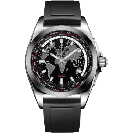 Galactic Unitime Stainless Steel / SleekT / Trophy Black / Rubber