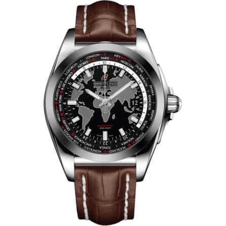 Galactic Unitime Stainless Steel / SleekT / Trophy Black / Croco