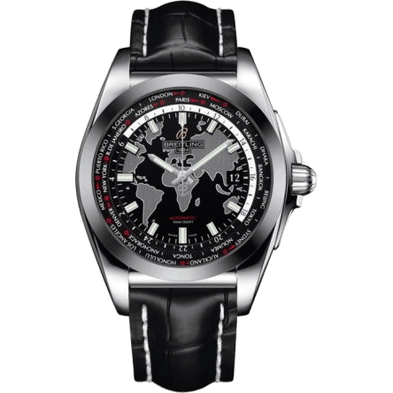 Galactic Unitime Stainless Steel / SleekT / Trophy Black / Croco