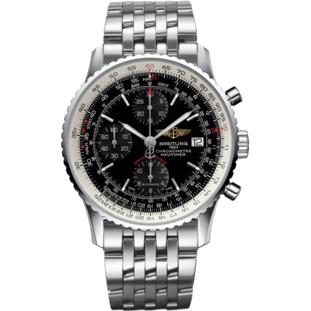 Navitimer Heritage Stainless Steel / Black / Bracelet