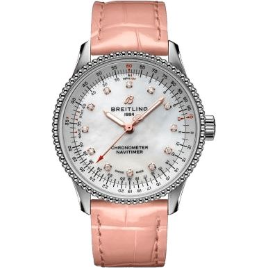 Navitimer 1 35 Automatic Stainless Steel / MOP / Croco / Folding