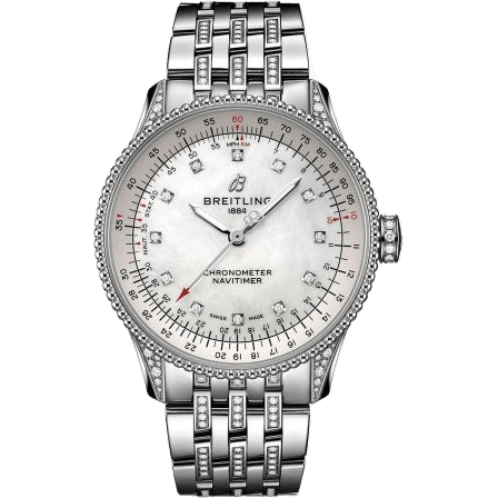 Navitimer 1 35 Automatic Stainless Steel - Diamond / MOP / Bracelet