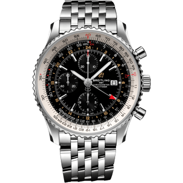 Navitimer 1 Chronograph GMT 46 Stainless Steel / Black / Bracelet