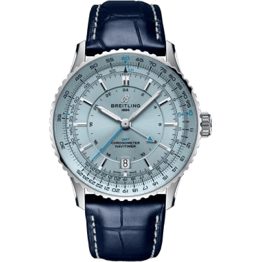 Navitimer GMT 41 Automatic Stainless Steel / Ice Blue