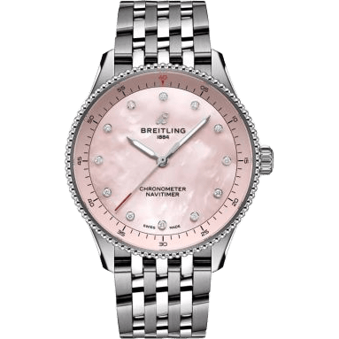 Navitimer Quartz 32 Stainless Steel / Pink MOP / Bracelet