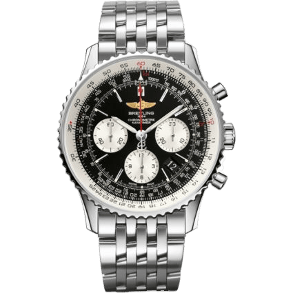 Navitimer 01 43 Stainless Steel / Black / Bracelet