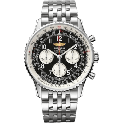 Navitimer 01 43 Stainless Steel / Black Arabic / Bracelet