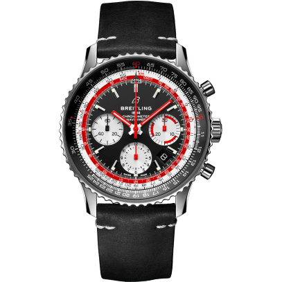 Navitimer 1 B01 Chronograph 43 Stainless Steel / Airline Editions SwissAir / Calf / Pin