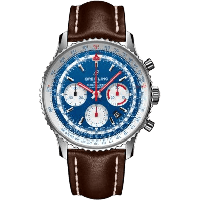 Navitimer 1 B01 Chronograph 43 Stainless Steel / Airline Editions American Airlines / Calf / Pin