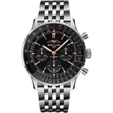 Navitimer B01 Chronograph 43 Stainless Steel / Black / Boutique Edition