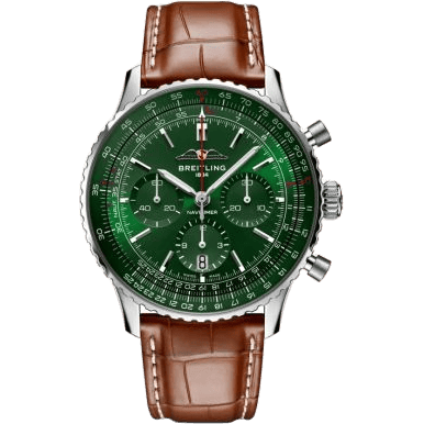 Navitimer B01 Chronograph 43 Stainless Steel / Etihad Airways