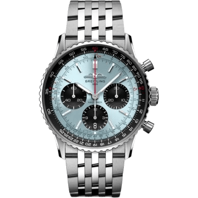 Navitimer B01 Chronograph 41 Stainless Steel / Ice Blue / Bracelet