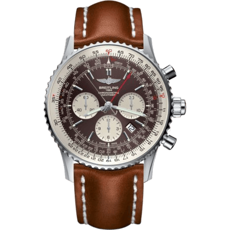 Navitimer Rattrapante Stainless Steel / Panamerican Bronze / Calf / Pin