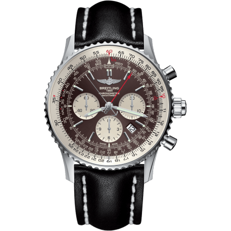 Navitimer Rattrapante Stainless Steel / Panamerican Bronze / Calf / Pin