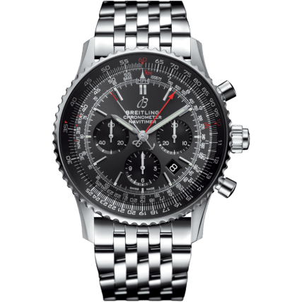 Navitimer Rattrapante Stainless Steel / Stratos Gray / Bracelet / Boutique Edition
