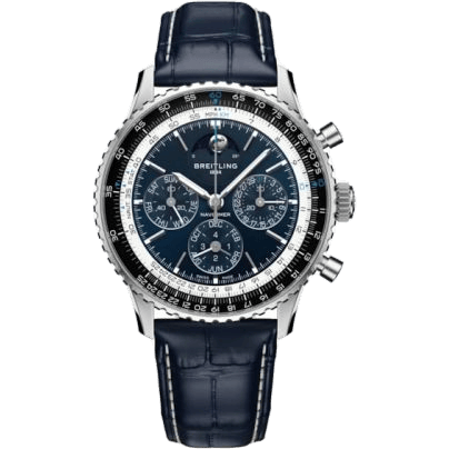Navitimer B19 Chronograph 43 Perpetual Calendar Platinum / Blue