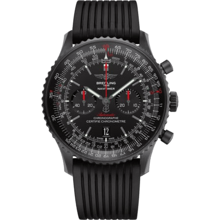 Navitimer 01 46 Blacksteel / Black / Rubber
