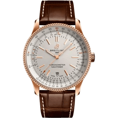 Navitimer Automatic 41 Automatic Red Gold / Silver / Croco / Pin