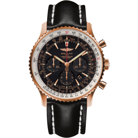Navitimer 01 46 Red Gold / Black / Calf / Pin