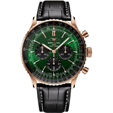 Navitimer B01 Chronograph 46 Red Gold / Green