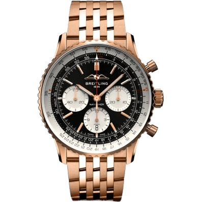 Navitimer B01 Chronograph 43 Red Gold / Black / Bracelet
