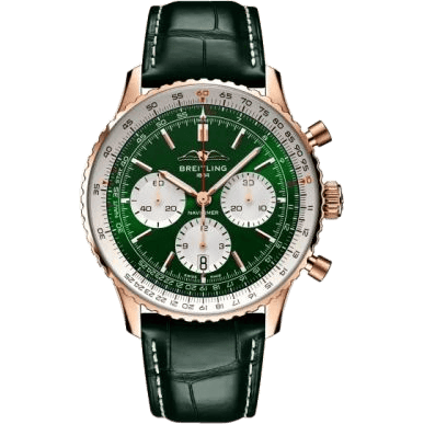 Navitimer B01 Chronograph 43 Red Gold / Green / Boutique Edition