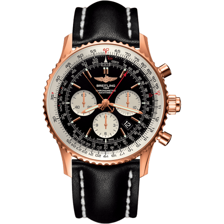 Navitimer Rattrapante Red Gold / Black / Calf / Pin