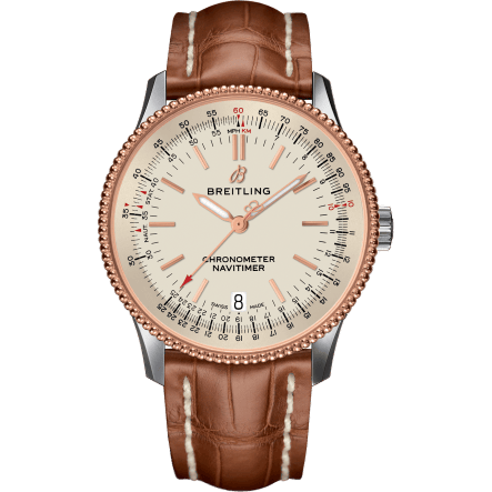 Navitimer 1 38 Automatic Stainless Steel / Red Gold / Silver / Croco / Pin