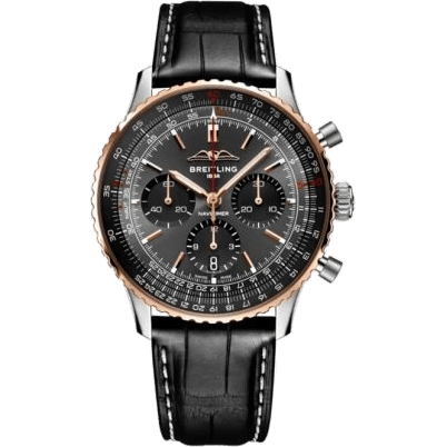 Navitimer B01 Chronograph 43 Stainless Steel - Red Gold / USA