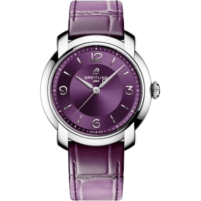 Lady Premier 36 Automatic Stainless Steel / Aubergine