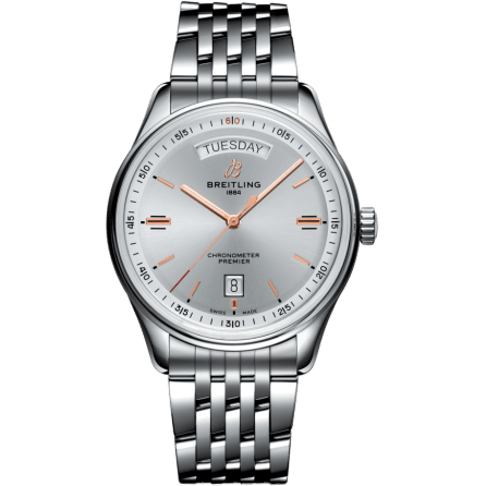 Premier Automatic Day & Date 40 Stainless Steel / Silver / Bracelet